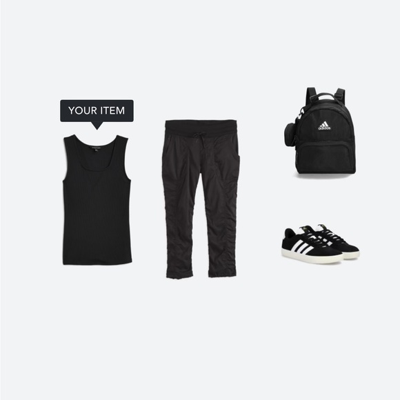 🧳 41 Hawthorn Kyle Square Neck Modal Fitted Rib Knit Tank 🫶 - Picture 6 of 12